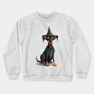 Halloween Doberman Pinscher Dog #1 Crewneck Sweatshirt